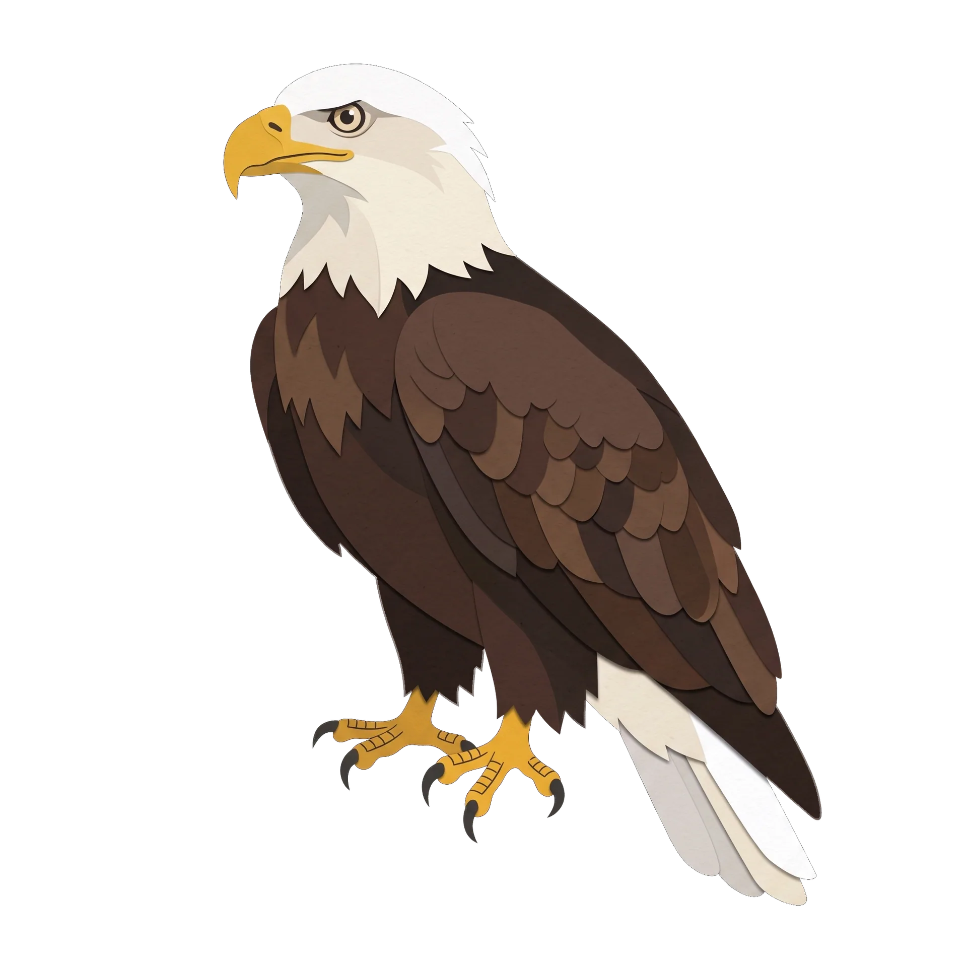 Stylized illustration of the Bald Eagle