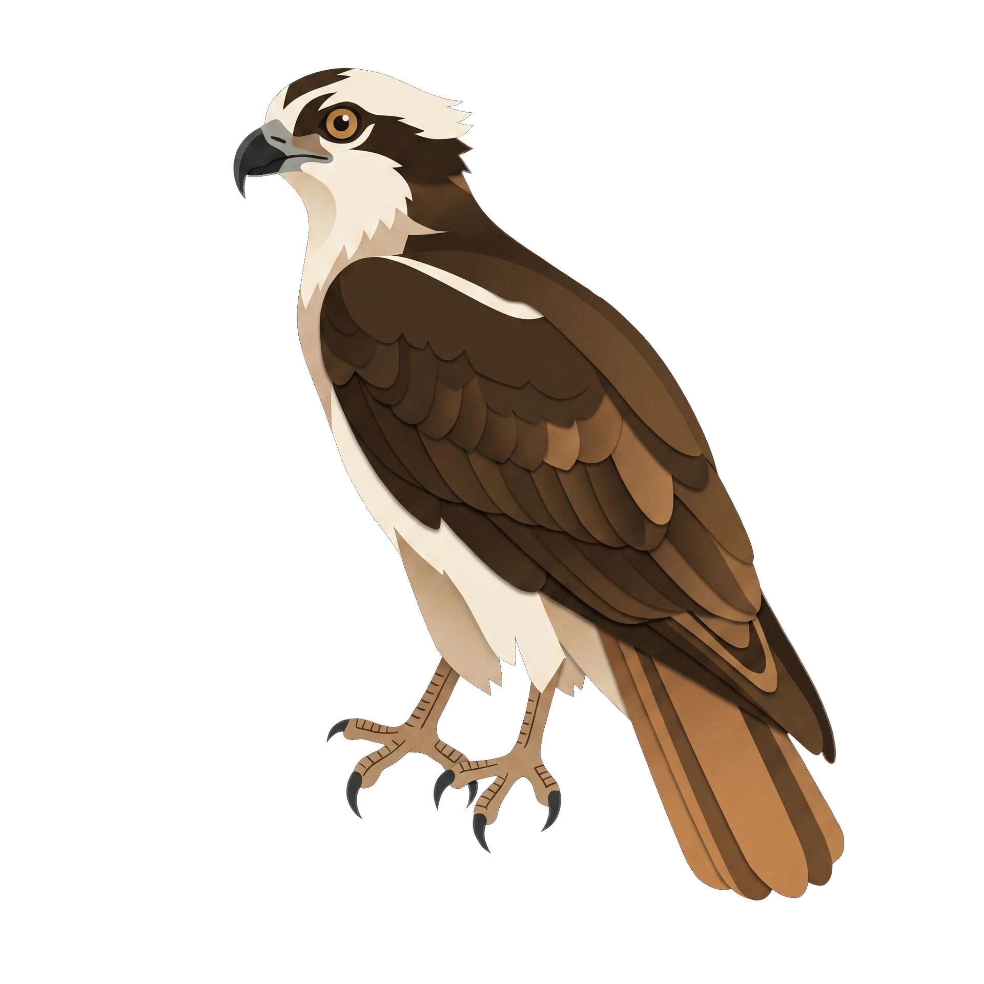Stylized illustration of the Osprey