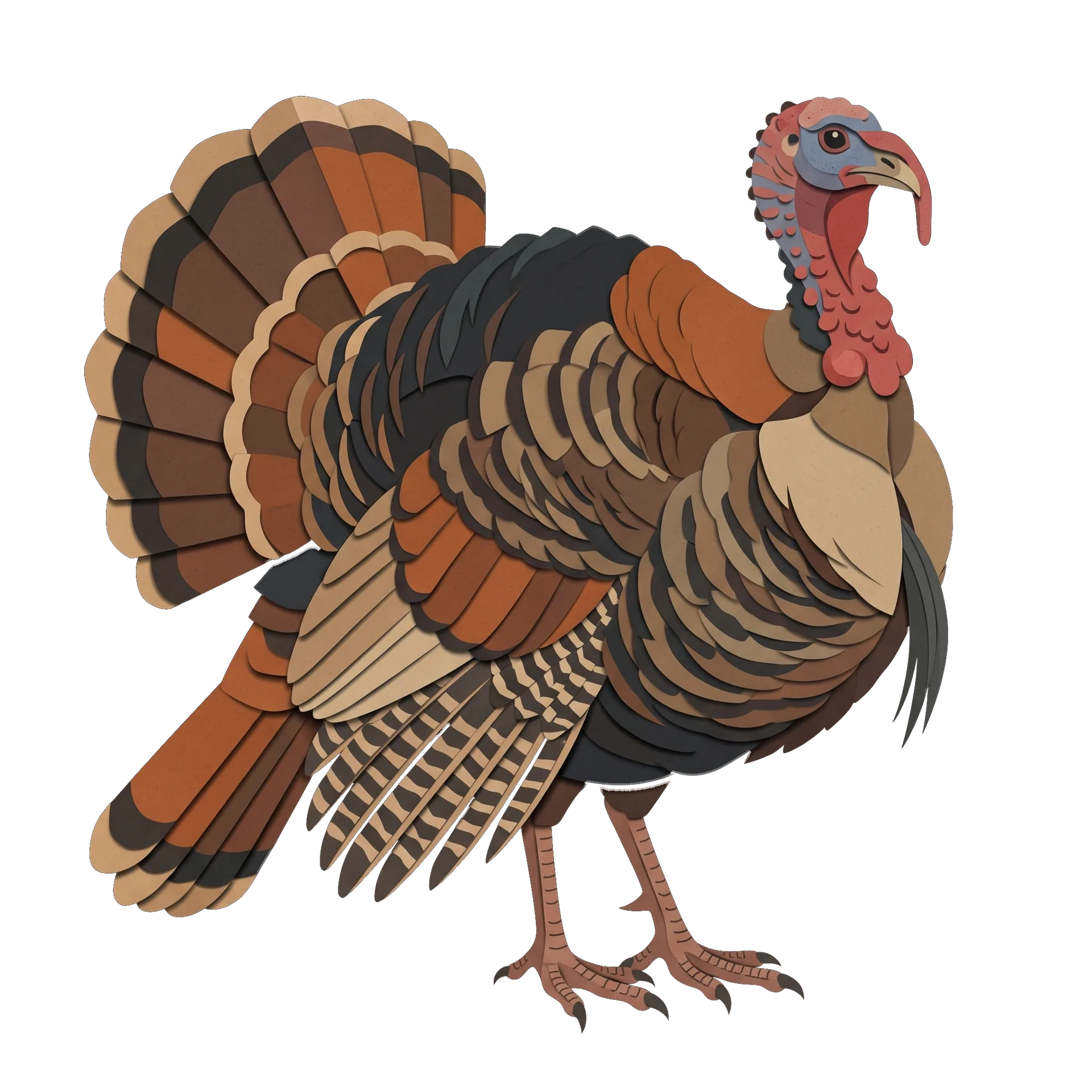 Stylized illustration of the Wild Turkey